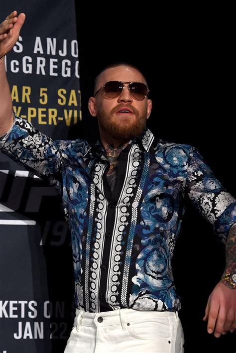 conor mcgregor versace robe|It's no 'F.